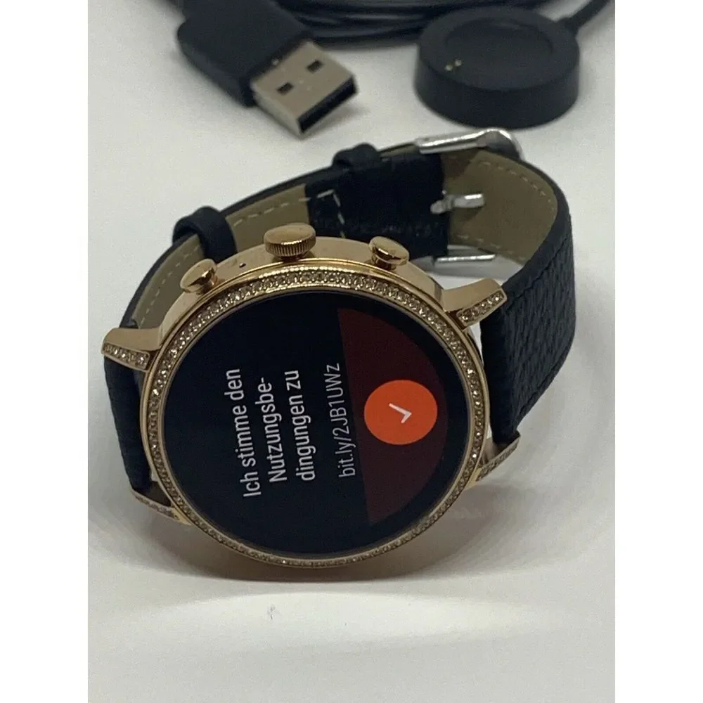 Fossil Gen 4 Authentic Digital Dial Smart Watch Custom Band FTW6015 QT474